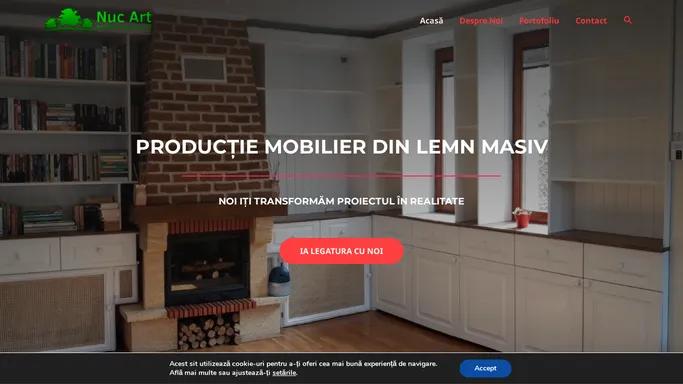 Nuc Art – Mobilier la comanda – Mobila din lemn masiv la comanda