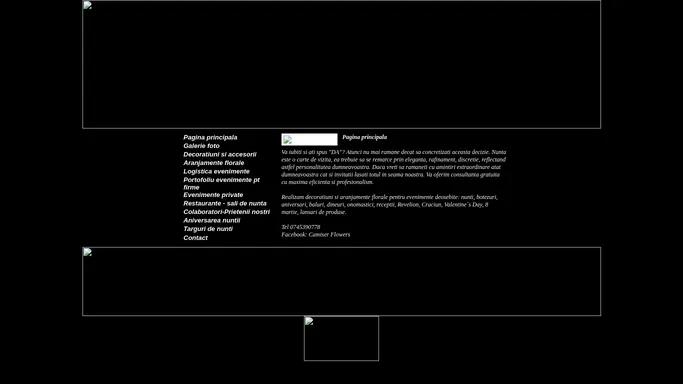Pagina principala | nunta de flori, decoratiuni nunti