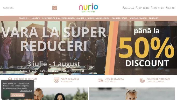 Nurio - Produse pentru Bebe si Jucarii Educationale pentru Copii