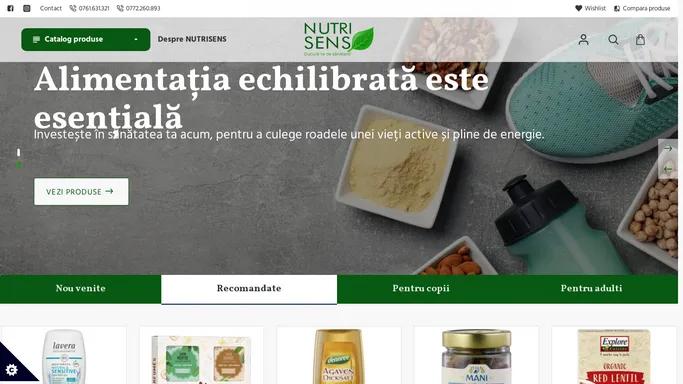 Nutrisens - pasiunea pentru alimentatie si mancare de calitate