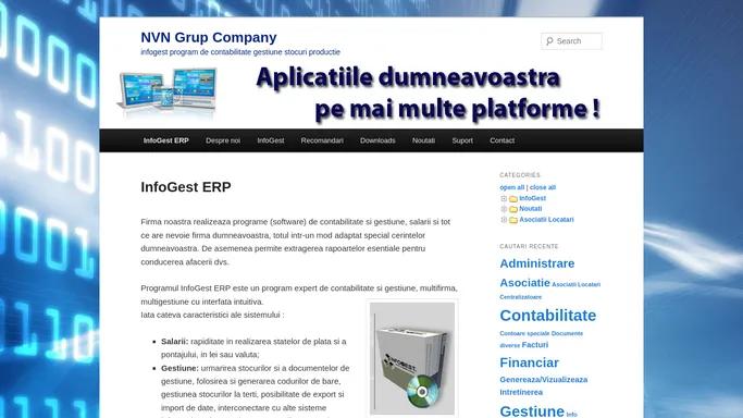 NVN Grup Company | infogest program de contabilitate gestiune stocuri productie