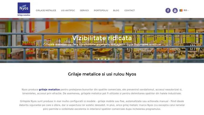 Producator de Grilaje Metalice si Usi Rulou | Nyos RO