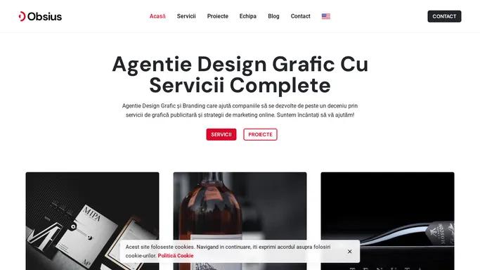 Agentie Design Grafic cu Servicii Complete