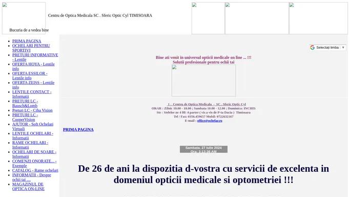 ochelari de vedere,pret ochelari,optica medicala Timisoara,Timisoara,rame ochelari,ochelari la moda,lentile contact,ochelari de vedere Timisoara