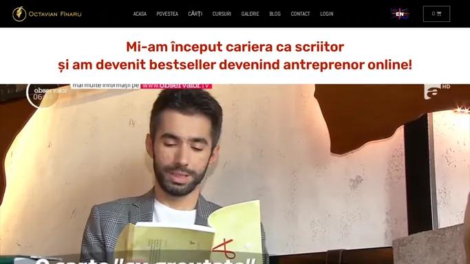 Octavian Finaru – Scriitor bestseller, autorul "A" – cea mai lunga scrisoare de dragoste din lume