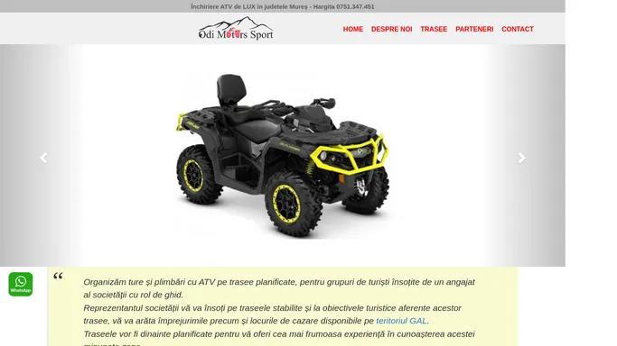 Inchiriere ATV DE LUX