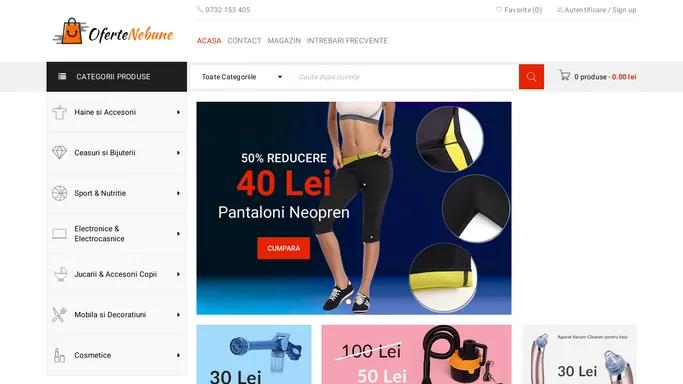 Oferte Nebune – Stocuri limitate | Un simplu sit WordPress