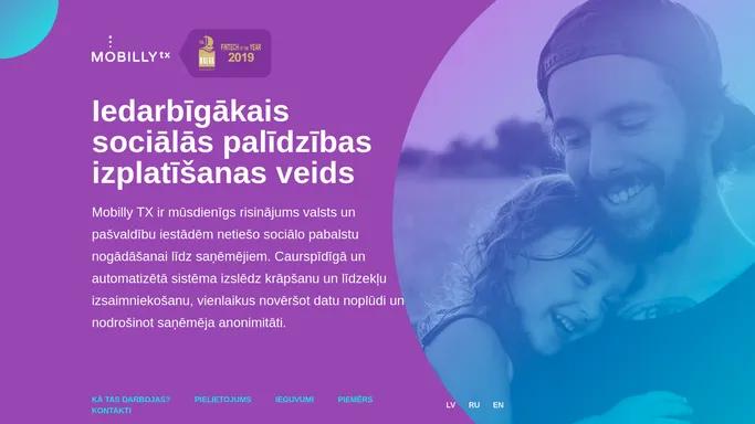 Mobilly TX – socialas palidzibas izplatisanas veids