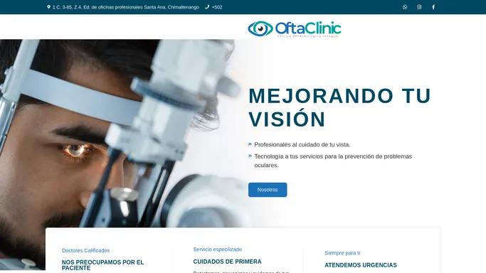 Clinica Oftalmologica Integral en Chimaltenango | OftaClinic