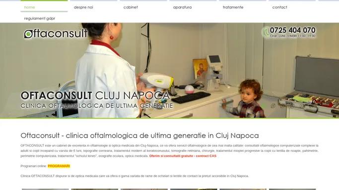 Cabinet si clinica oftalmologica Cluj Napoca - Oftaconsult