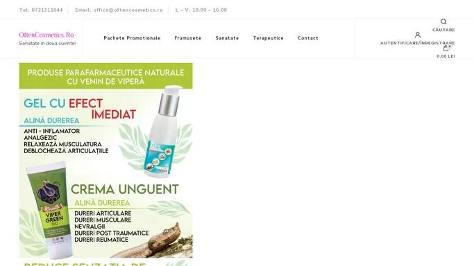 OftenCosmetics.Ro – Sanatate in doua cuvinte!