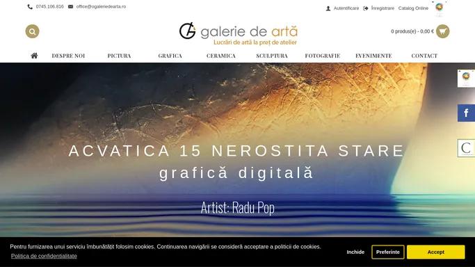 o Galerie de Arta Online Cluj - Galerie cu Vanzare