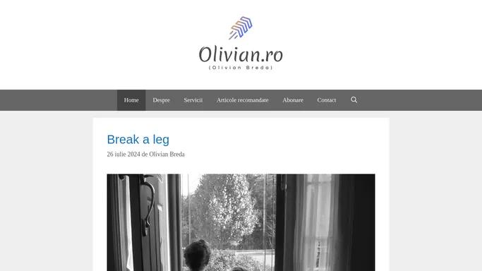 Blog de Olivian Breda - Blog despre conferinte (foto, video), online marketing, audituri site-uri, anunturi, articole practice sau mai putin, in limbile romana si engleza.