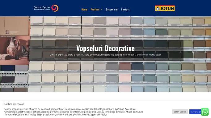 Omatic Expert - Vopseluri decorative - Vopseluri Industriale