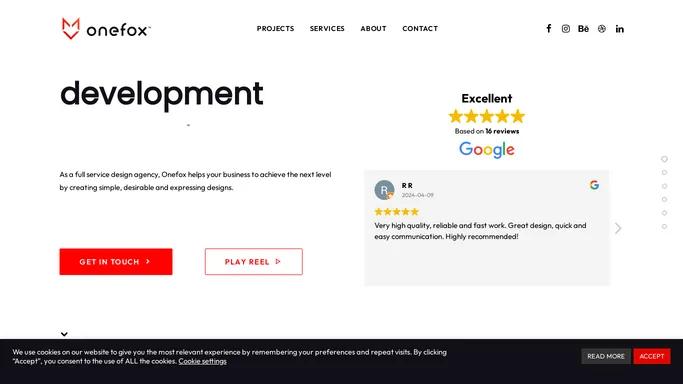 Home - Onefox - Full service design agency