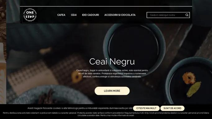 Cafea proaspat prajita, ceaiuri si accesorii OneStopCoffee