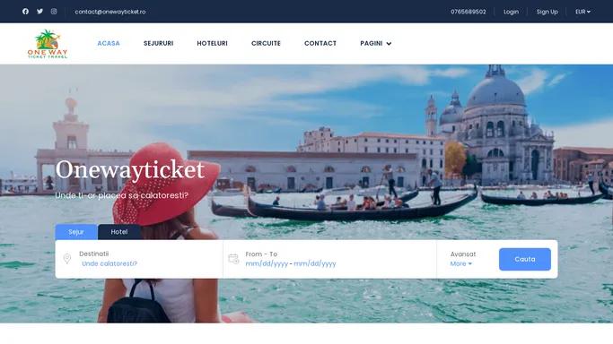 Onewayticket – Best site for travel