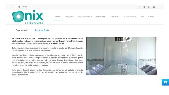 SC ONYX STYLE GLASS SRL | Oferim o gama larga de servicii specializate in domeniu sticlei cat si a structurilor metalice