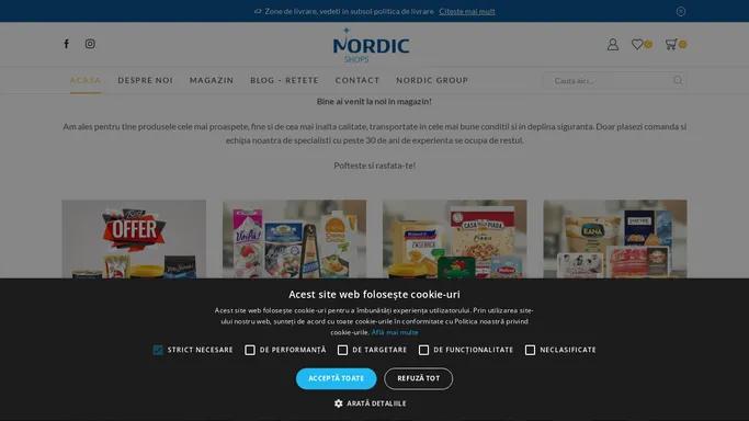 Descopera magazinul online Nordic Shops. Sursa ta de inspiratie in bucatarie.