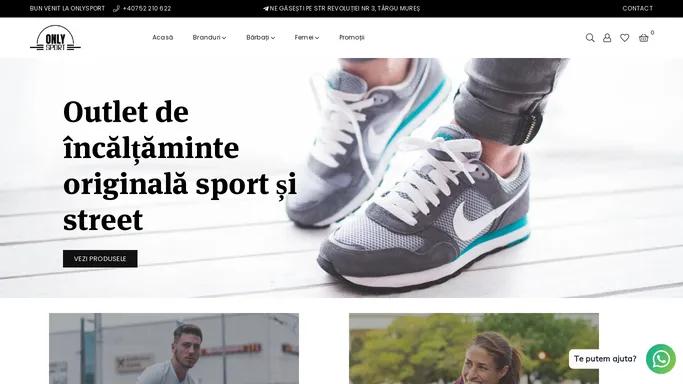 OnlySport / Exclusive - outlet de pantofi sport si street– onlysport.ro