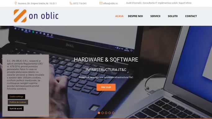 On Oblic – Servicii si consultanta IT