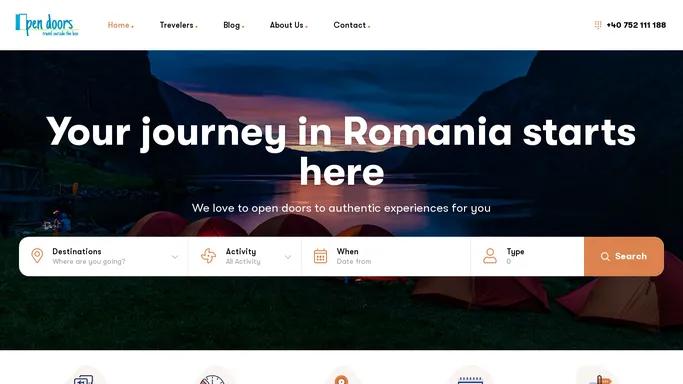 Opendoortravel – Travel Agency from Romania