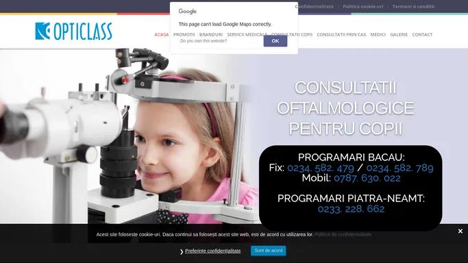 OPTICLASS - Optica medicala Bacau & Piatra Neamt