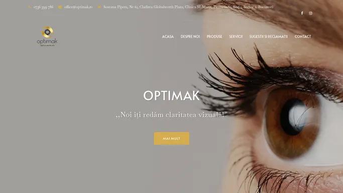 Optimak – Optica Medicala