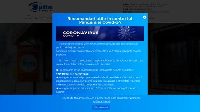 OPTIMQUALITY – Centru Oftalmologic