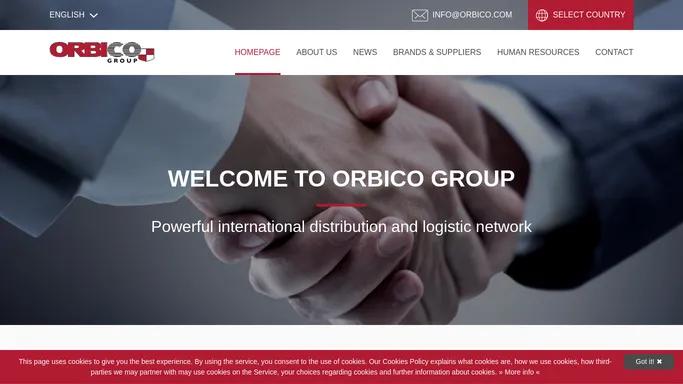 Orbico group - International distribution and logistic network