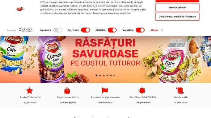 Acasa - Orlando's, rasfaturi delicioase pe gustul tuturor! • Orlando's Romania