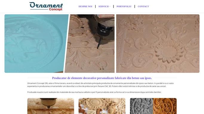 Producator Ornamente Personalizate prin Frezare CNC 3D