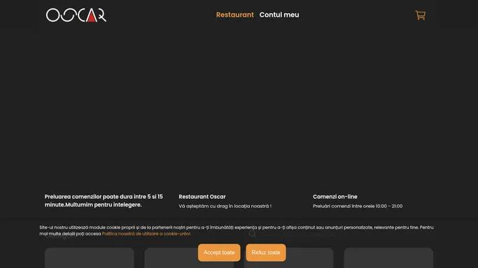 Restaurant Oscar Campina este locul unde descoperi gusturi unice si experiente de neuitat. Verifica acum meniul si comanda de la Restaurant Oscar !