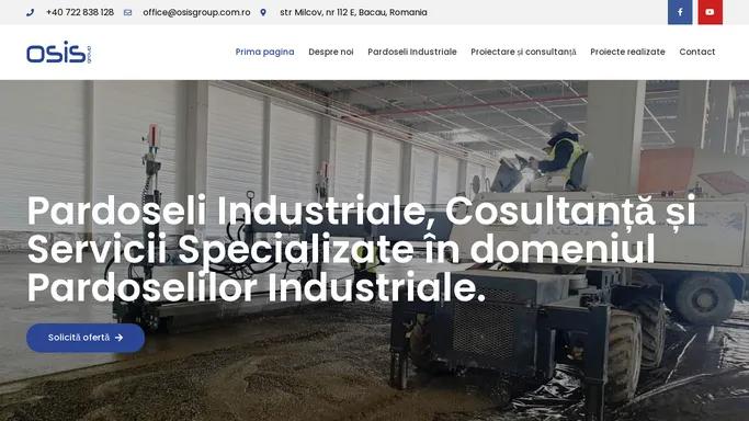 Pardoseli industriale - Pardoseli spatii comerciale - OsisGroup