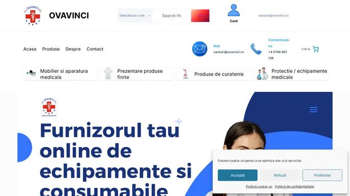 OVAVINCI - Mobilier si aparatura medicala de cea mai inalta calitate