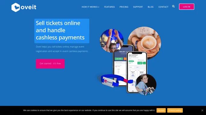 Oveit: Ticketing and cashless payments solution