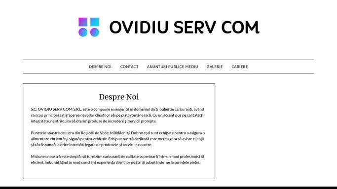 OVIDIU SERV COM – Ca sa iti mearga bine…