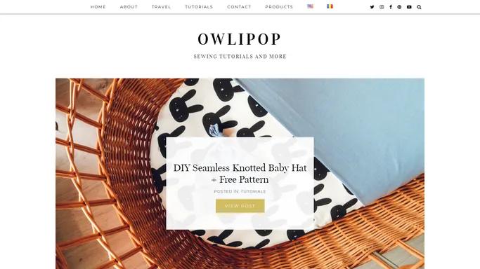 Owlipop - sewing tutorials and more