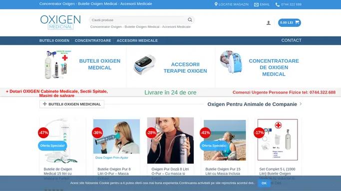 Concentratore Oxigen - Butelii Oxigen Medical - Accesorii Medicale