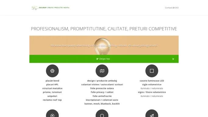 OXOMEDIAGRUP – Companie de productie publicitara full-service