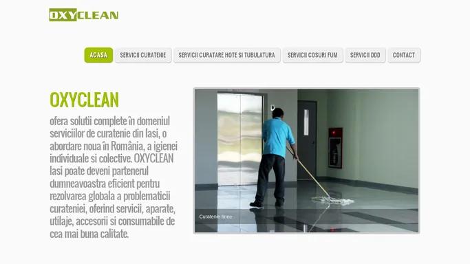 Curatenie la domiciliu | Curatenie birouri | Curatenie generala | Oxyclean IASI