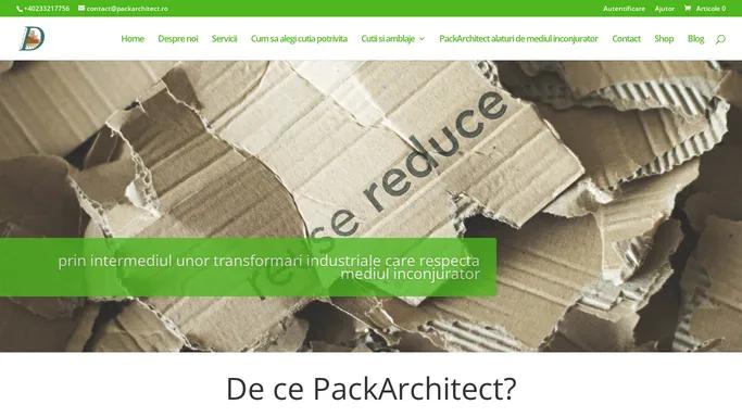 PackArchitect | Cutii si ambalaje care respecta mediul inconjurator