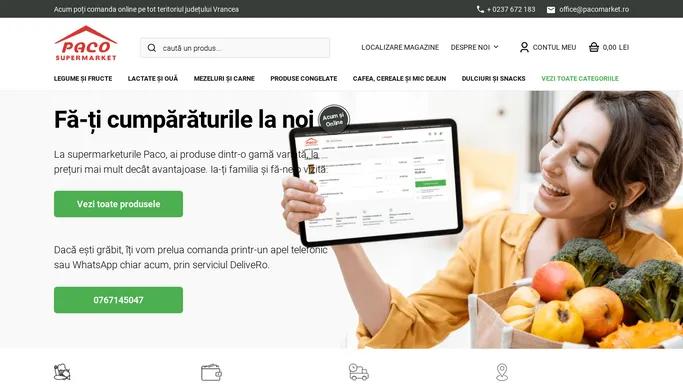 Paco Supermarket | Acum si online! – Paco Supermarket