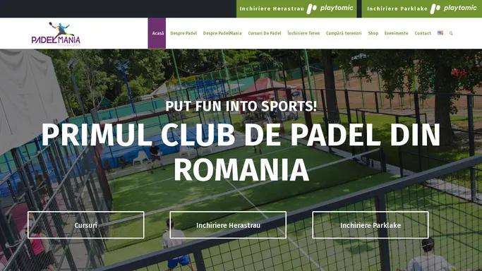 PadelMania – The Biggest Padel Club in Romania!