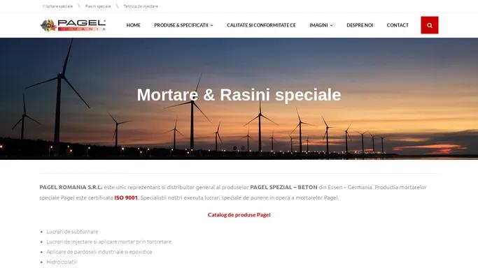 Pagel – Mortare & Rasini speciale