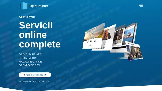 Agentie Web in Bacau - Pagini Internet - SEO si Social Media
