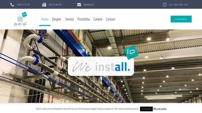 PALD - We install (Instalatii industriale si civile)