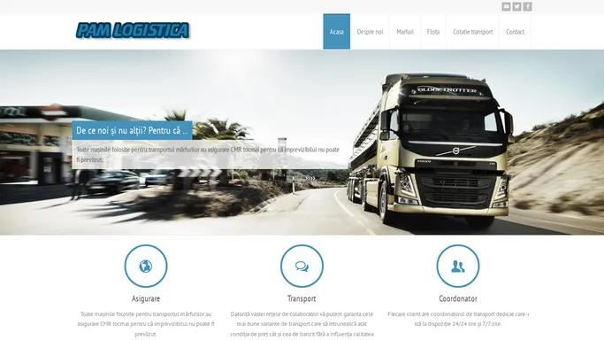 Pam Logistica – Transport marfuri