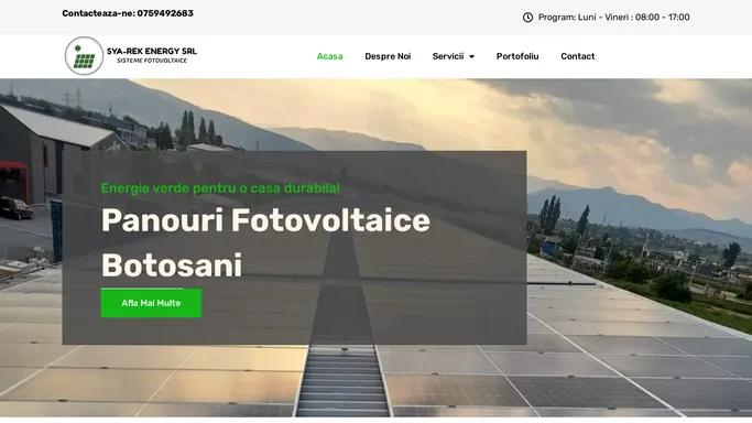 Panouri Fotovoltaice Botosani