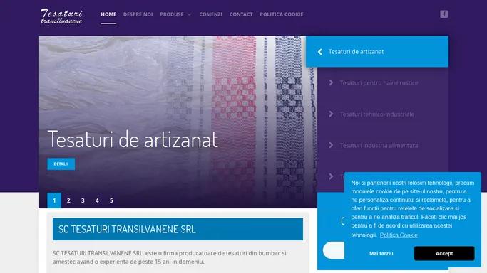 Producator panza bumbac si amestec - Tesaturi Transilvanene SRL - Panza Bumbac